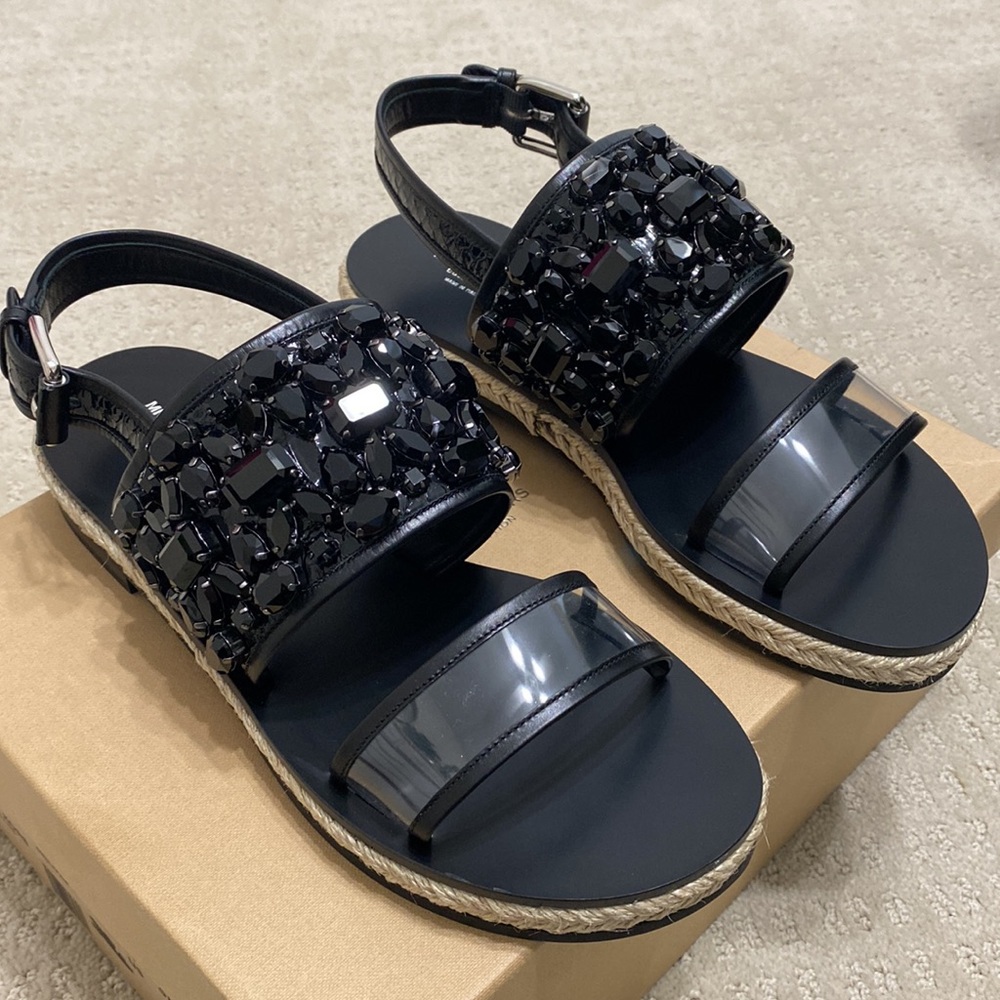Michael kors collection genuine snake sandal